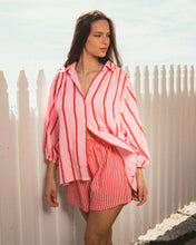 Load image into Gallery viewer, Pink and Red Stripe Shirt