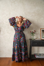 Load image into Gallery viewer, Eclectic Bohemiar Fortune Teller Maxidress Midnight Floral