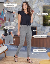 Load image into Gallery viewer, CHECKED LEGGINGS 2.0 FULL LENGTH BLACK & WHITE