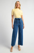 Load image into Gallery viewer, Stretch Jersey Top with Front Ruched Detail