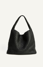 Load image into Gallery viewer, Woven Vegan Leather Hobo Bag with Pouch