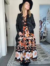 Load image into Gallery viewer, Eclectic Bohemian Goddess Gown Coral Night