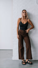 Load image into Gallery viewer, Straight Leg Jean - Chocolate