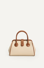 Load image into Gallery viewer, CAMILLE HANDLE BAG - ALMOND CARAMEL