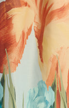 Load image into Gallery viewer, Strapless Placement Print Floral A-Line Midi Dress