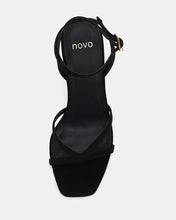 Load image into Gallery viewer, Naira Heels - Black Suede