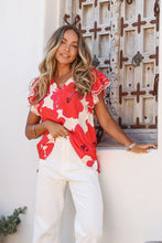 Load image into Gallery viewer, Poppy Fusion Lace Trim Layer Sleeve Top