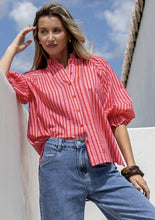 Load image into Gallery viewer, Sorrento Blouse - Red / Pink
