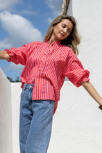 Load image into Gallery viewer, Sorrento Blouse - Red / Pink