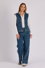 Load image into Gallery viewer, Zip Through Vest - Mid Blue