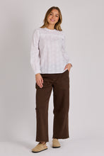 Load image into Gallery viewer, Willow Smocked Blouse - White