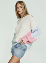 Load image into Gallery viewer, Penelope Knit - Cream/ Pink / Blue