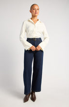 Load image into Gallery viewer, Double Button Detail Flare Cuff Satin Shirt
