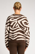 Load image into Gallery viewer, Zebra Print Button Up Cardigan