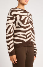 Load image into Gallery viewer, Zebra Print Button Up Cardigan