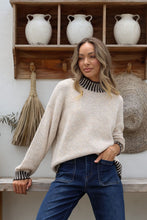 Load image into Gallery viewer, Tilly Knit Jumper - Latte/ Chocolate