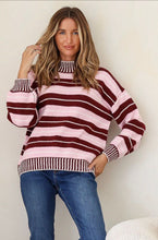 Load image into Gallery viewer, Tilly Knit Jumper - Wine / pink