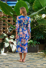 Load image into Gallery viewer, Precious Midi Dress | Sapphire Bloom