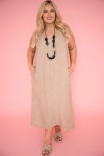 Load image into Gallery viewer, Donna Donna – Marcellina Sleeveless Linen Dress