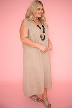 Load image into Gallery viewer, Donna Donna – Marcellina Sleeveless Linen Dress