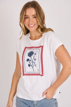 Load image into Gallery viewer, Half Collar Shell Tee - White