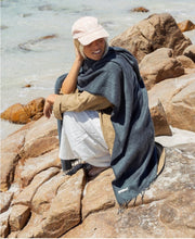 Load image into Gallery viewer, SHAWL/WRAP/SCARF // CHARCOAL