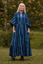 Load image into Gallery viewer, Mirabelle Frill Dress in Shibori Echo