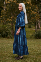 Load image into Gallery viewer, Mirabelle Frill Dress in Shibori Echo