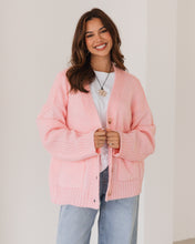 Load image into Gallery viewer, LONG SLEEVE CARDI - Pink
