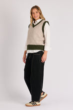 Load image into Gallery viewer, V Neck Vest -Oatmeal
