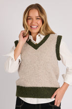 Load image into Gallery viewer, V Neck Vest -Oatmeal
