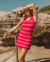 Load image into Gallery viewer, Stripe Knit Short Dress
