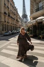 Load image into Gallery viewer, Eclectic Bohemian Fortune Teller Maxidress Black Boho
