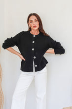 Load image into Gallery viewer, Tilly Button Cardigan - Black
