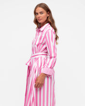 Load image into Gallery viewer, Stripe Pink Shirt Dress
