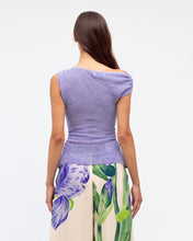 Load image into Gallery viewer, KNIT ASYMMETRICAL NECKLINE TOP
