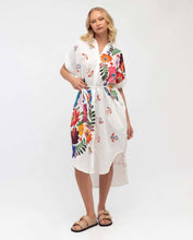 Load image into Gallery viewer, Multi Floral Shirt Dress
