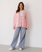 Load image into Gallery viewer, LONG SLEEVE CARDI - Pink
