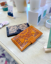 Load image into Gallery viewer, Mandala Leather Wallet -Tan
