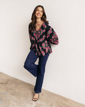Load image into Gallery viewer, LOVE STORY TIE NECK BLOUSE

