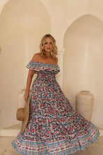 Load image into Gallery viewer, Eclectic Bohemian Grace Gown Sapphire
