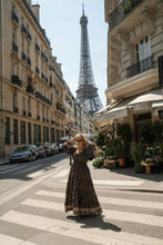 Load image into Gallery viewer, Eclectic Bohemian Fortune Teller Maxidress Black Boho
