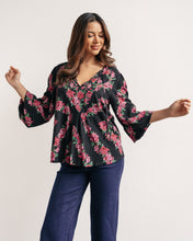 Load image into Gallery viewer, LOVE STORY TIE NECK BLOUSE
