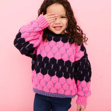 Load image into Gallery viewer, Marissa Mini Me Bubble Stitch Knit Jumper
