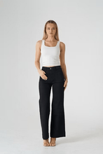 Load image into Gallery viewer, Black Wide leg Jeans
