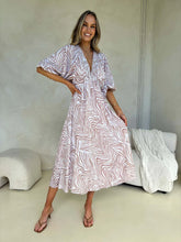 Load image into Gallery viewer, CAMILLE MAXI DRESS - ZAHARA PRINT
