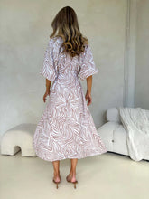 Load image into Gallery viewer, CAMILLE MAXI DRESS - ZAHARA PRINT

