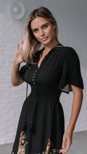 Load image into Gallery viewer, Bloom Dress - Black
