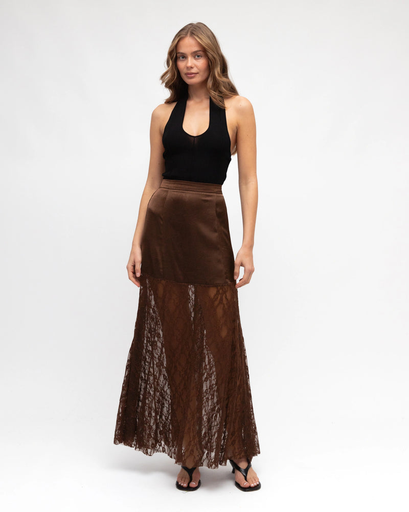 LACE MAXI SKIRT