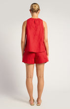 Load image into Gallery viewer, Cotton Linen Panel Stitching Detail Top And Shorts Set
